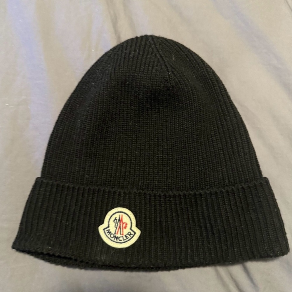 Moncler Classic Black Beanie